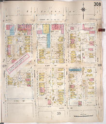 Sanborn Map, Kansas City, Vol. 3, 1909-1957, Page p308