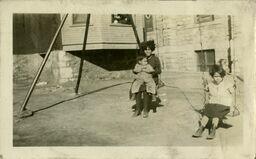 Children on Swings