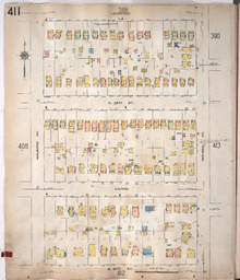 Sanborn Map, Kansas City, Vol. 3, 1909-1950, Page p411