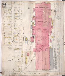 Sanborn Map, Kansas City, Vol. 5, 1909-1938, Page p709