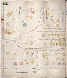 Sanborn Map, Kansas City, Vol. 6, 1917-1945, Page p805