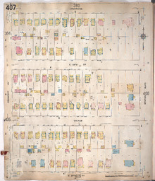 Sanborn Map, Kansas City, Vol. 3, 1909-1950, Page p407