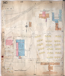 Sanborn Map, Kansas City, Vol. 3, 1909-1950, Page p343