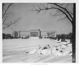 Nelson Art Gallery Exterior in Winter