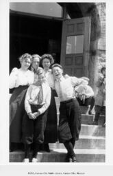 Linwood School With Children and Teachers On Steps