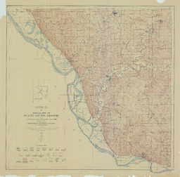 Topography of Platte County, Missouri