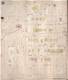 Sanborn Map, Kansas City, Vol. 3, 1896-1907, Page p311