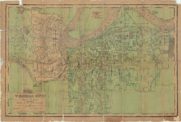 Thaxter's Map of the Two Kansas Citys [sic] of Missouri and Kansas