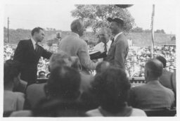 Man Receiving Award