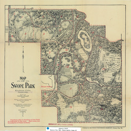 Map of Swope Park, Kansas City, Missouri