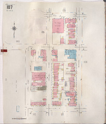 Sanborn Map, Kansas City, Vol. 1A, 1939-1957, Page p107