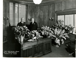 Interior View, First National Bank