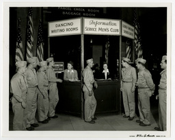 Union Station Information for Service Men Booth