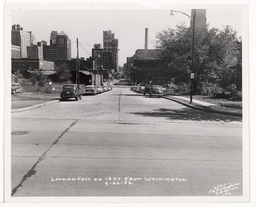 Looking East on 13th Street from Washington