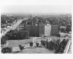 Saint Mary's Hospital from Liberty Memorial