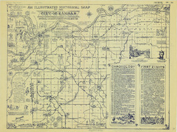 An Illustrated Historical Map of the City of Kansas, Revised