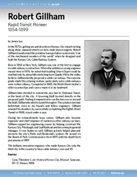 Biography of Robert Gillham (1854-1899), Rapid Transit Pioneer