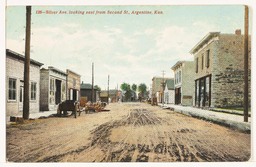 Silver Avenue: Looking East from Second Street, Argentine, Kansas