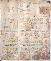 Sanborn Map, Kansas City, Vol. 4, 1909-1950, Page p502