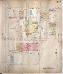 Sanborn Map, Kansas City, Vol. 3, 1909-1950, Page p332