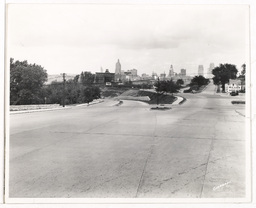 Gillham and Pershing Roads Looking North from 25th Street