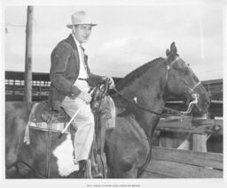 Man Mounted on Horse