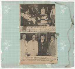 Hugh M. Dougherty Scrapbook #1, p.107