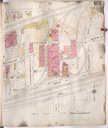 Sanborn Map, Kansas City, Vol. 5, 1909-1938, Page p608