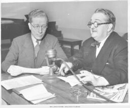 H. R. Knickerbocker and Alexander Woolcott