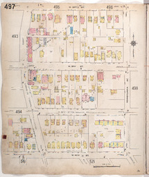 Sanborn Map, Kansas City, Vol. 4, 1909-1950, Page p497