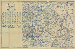 Gallup's Official Auto Route and Highway Map of Missouri