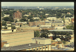 Elevated View of Westport and St. Luke's Hospital