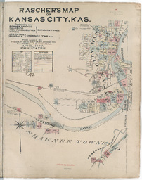 Rascher's Map of Kansas City, Kansas