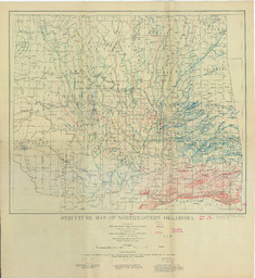 Structure Map of Northeastern Oklahoma