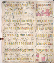 Sanborn Map, Kansas City, Vol. 4, 1909-1957, Page p487