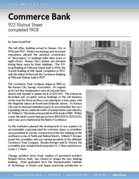 Commerce Bank Building Profile