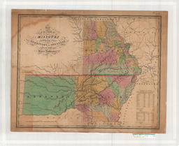 Map of the State of Missouri and Territory of Arkansas, Compiled from the Latest Authorities