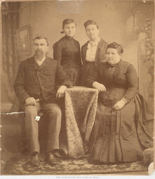 James J. Akard, Wife, and Daughters