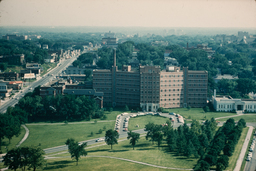 Saint Mary's Hospital from Liberty Memorial