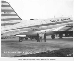 Slick Airways Airplane on Runway