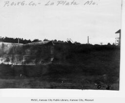 La Plata, Missouri, Oil Tank After Fire