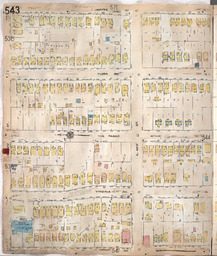 Sanborn Map, Kansas City, Vol. 4, 1909-1950, Page p543