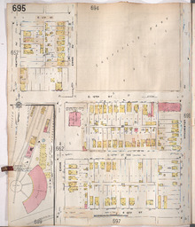 Sanborn Map, Kansas City, Vol. 5, 1909-1938, Page p695