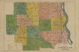 Map of Lincoln Co., Missouri