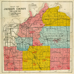 Map of Jackson County, Missouri