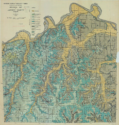 Geological Map of Jackson County, Missouri