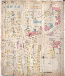 Sanborn Map, Kansas City, Vol. 4, 1909-1950, Page p551