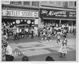 Baton Twirlers in Parade