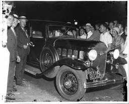 Murder Scene, Crowd Surrounding a Car