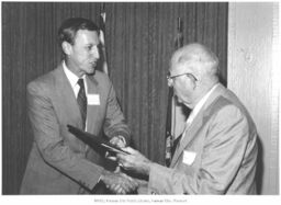 Dr. James Hazlett Accepting Award